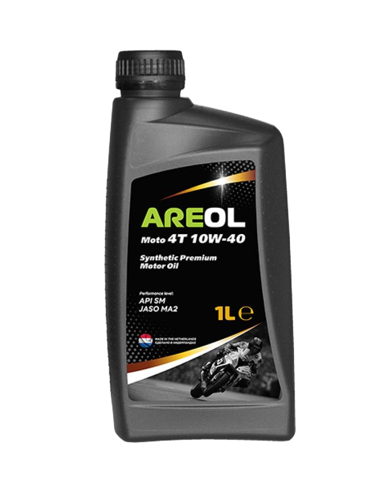 Моторное масло Areol Moto 4T 10W40, 1л